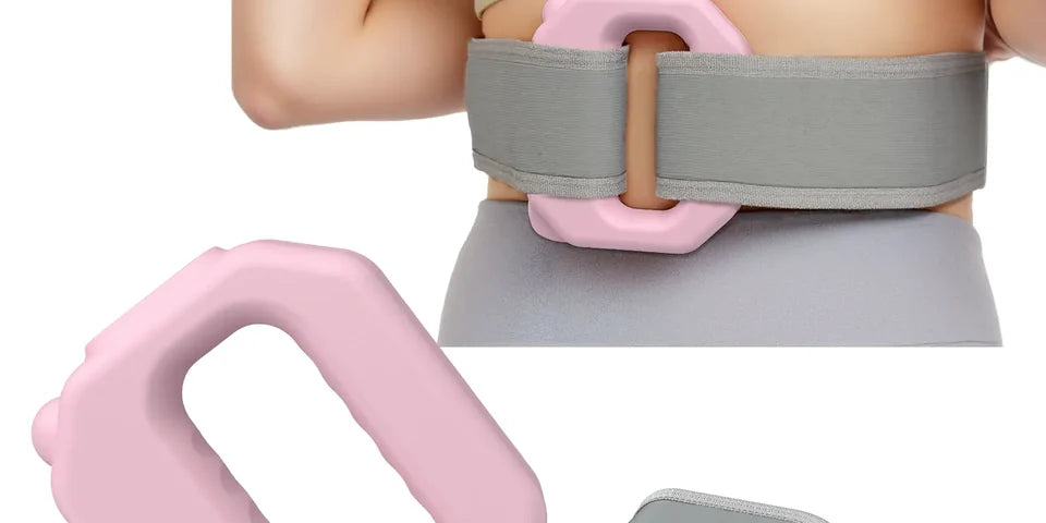 Portable vibration massager used on waist and shoulders