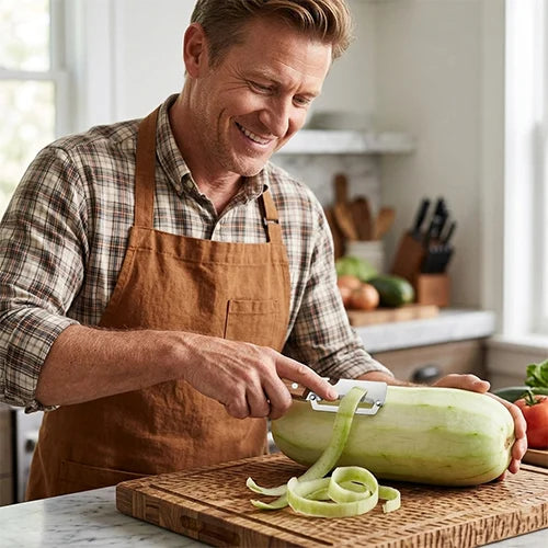 Peeler ergonomic grip