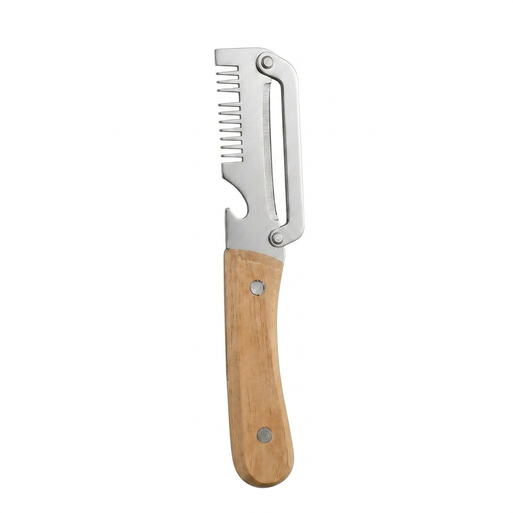Stainless Steel Peeler & Shredder - Fast Fruit & Potato Skin Remover