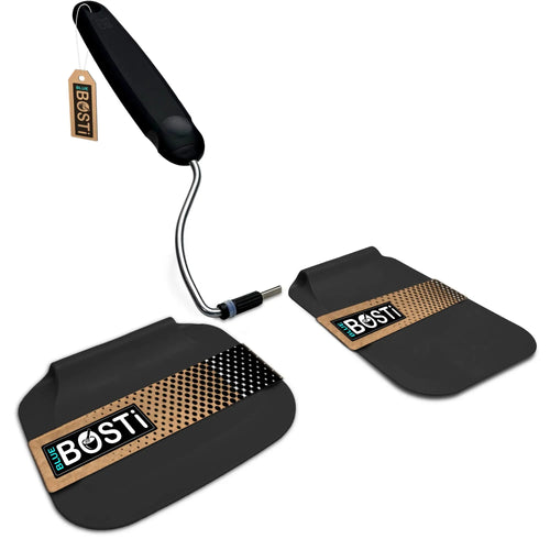 Adjustable Angle Spatula - Flexible Kitchen Turner with 2 Interchangeable Heads