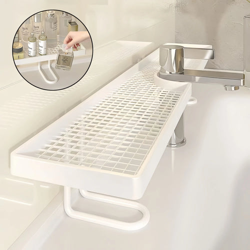Bathroom Sink Organizer - Countertop Caddy For Soap, Sponges & Toiletries