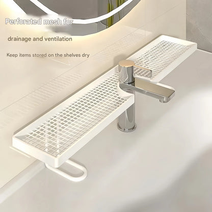 Bathroom Sink Organizer - Countertop Caddy For Soap, Sponges & Toiletries