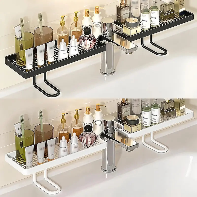 Bathroom Sink Organizer - Countertop Caddy For Soap, Sponges & Toiletries