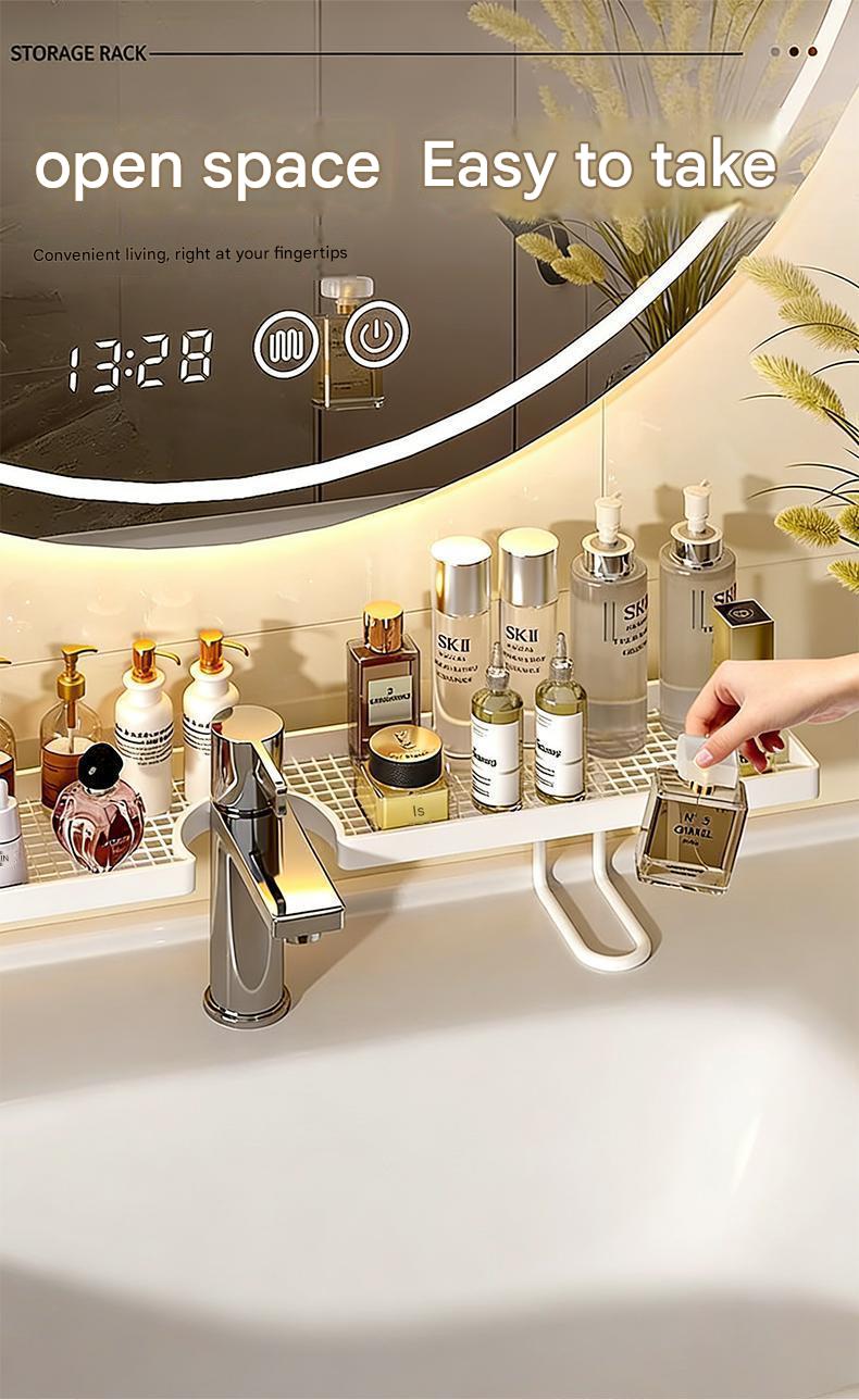Bathroom Sink Organizer - Countertop Caddy For Soap, Sponges & Toiletries