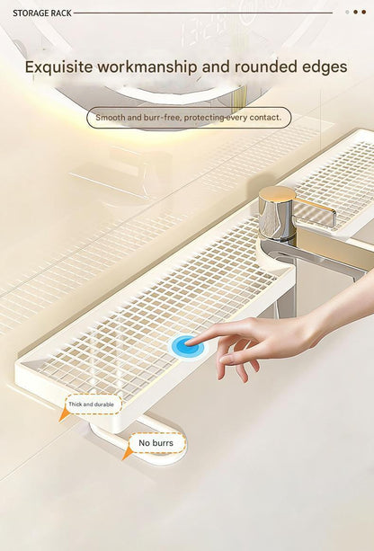 Bathroom Sink Organizer - Countertop Caddy For Soap, Sponges & Toiletries