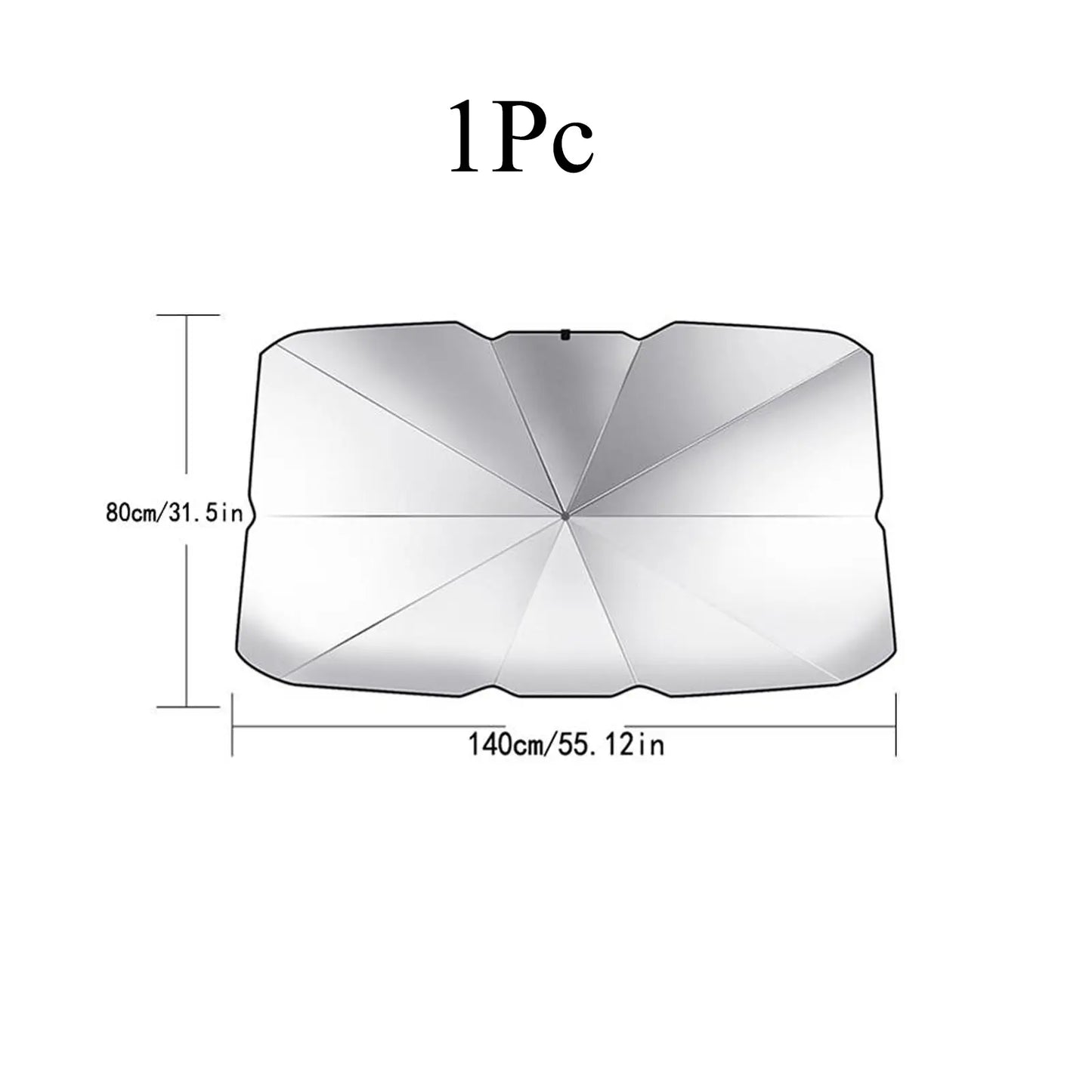 Foldable Car Windshield Sunshade Umbrella - Portable UV Blocking Car Cooling Shade