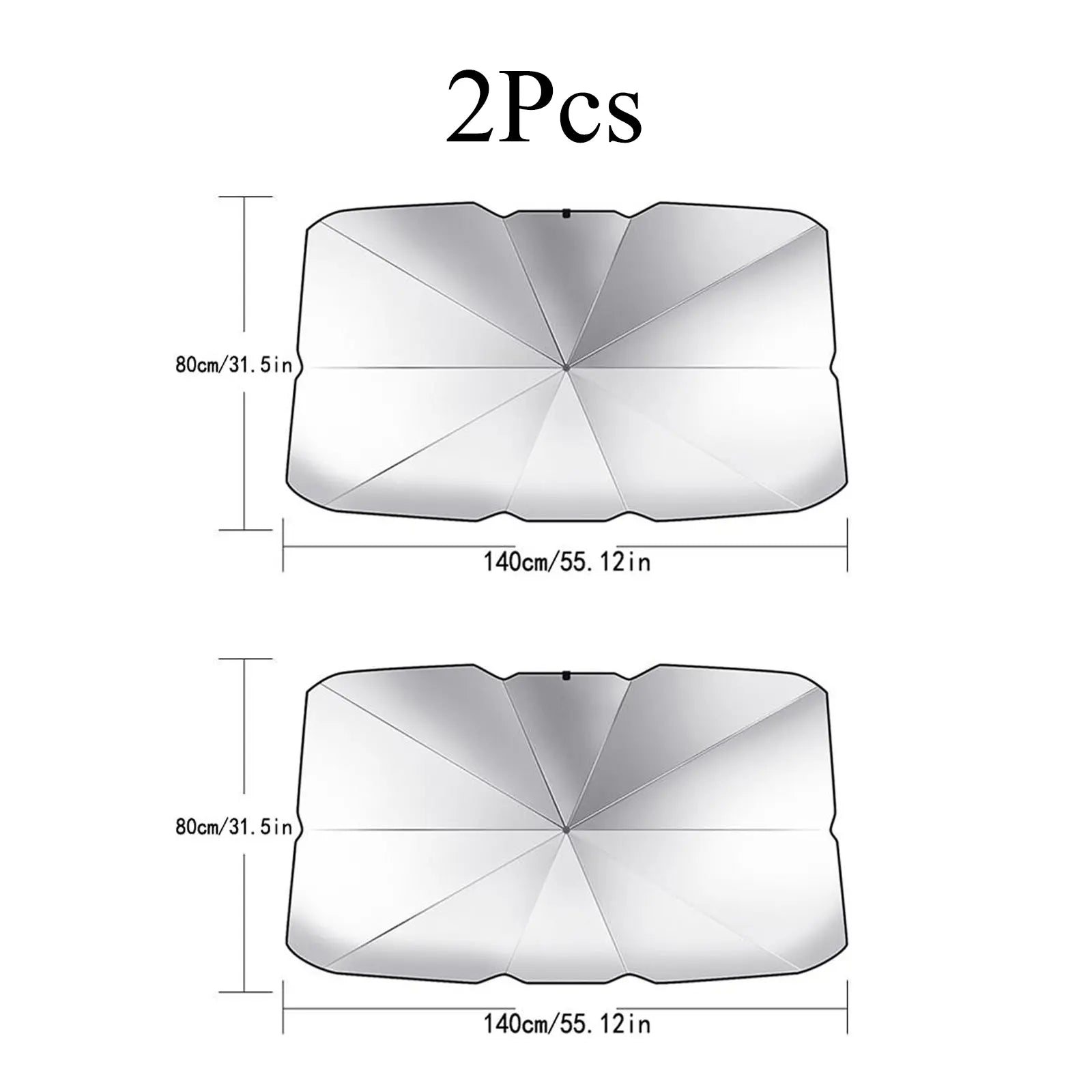 Foldable Car Windshield Sunshade Umbrella - Portable UV Blocking Car Cooling Shade