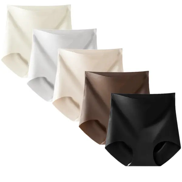 Women’s Seamless High-Waist Underwear - 5 Pack No-Show Briefs