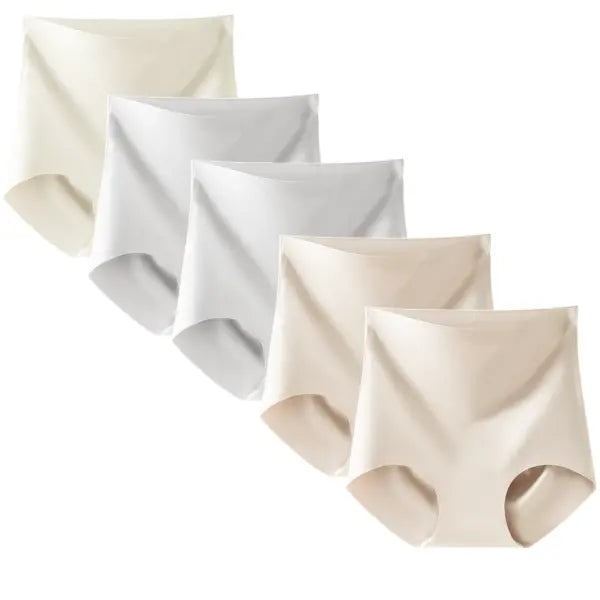 Women’s Seamless High-Waist Underwear - 5 Pack No-Show Briefs