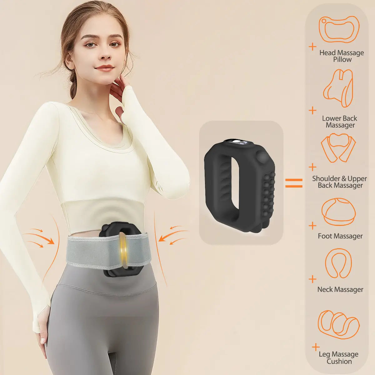 Fascia Ring R10 Cordless Waist & Back Massager