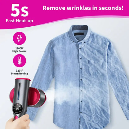 Dr.Flash Portable Garment Steamer - 7-Mode Travel Clothes Steamer Iron