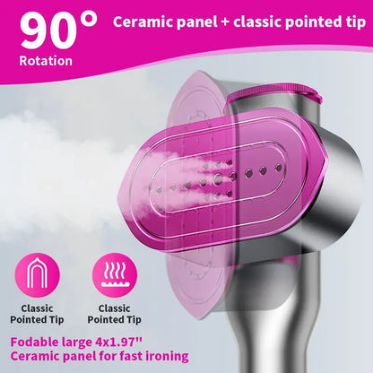 Dr.Flash Portable Garment Steamer - 7-Mode Travel Clothes Steamer Iron