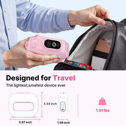 Portable Vibration Massager - Cordless 6-Speed Body Relief Massager