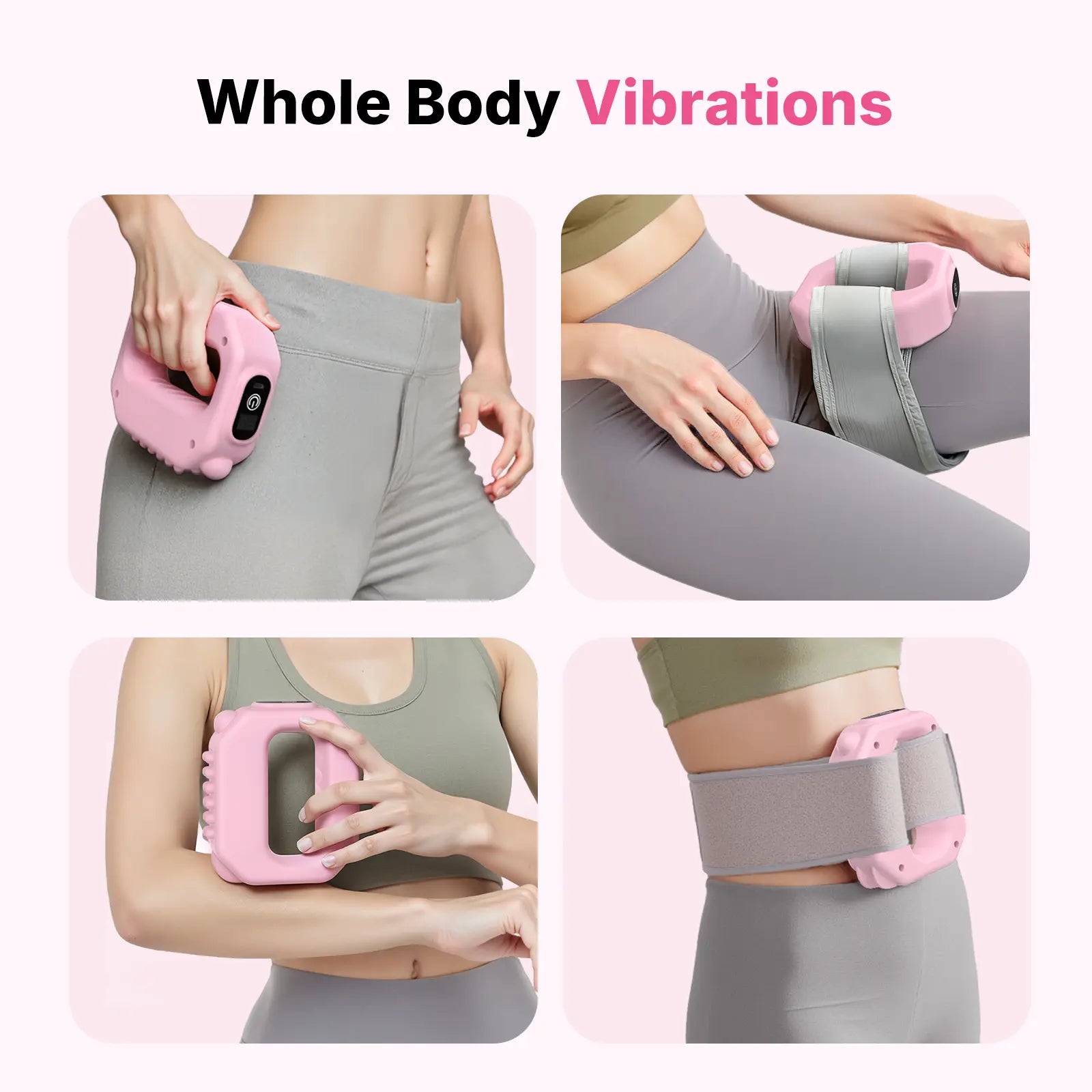 Portable Vibration Massager - Cordless 6-Speed Body Relief Massager