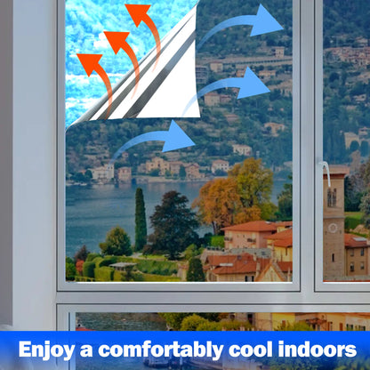 One-Way Privacy Window Film - Heat Blocking Static Cling Home Tint