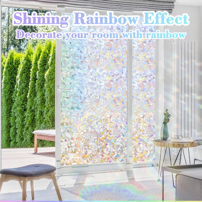 One-Way Privacy Window Film - Heat Blocking Static Cling Home Tint