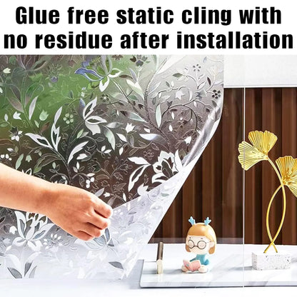 One-Way Privacy Window Film - Heat Blocking Static Cling Home Tint