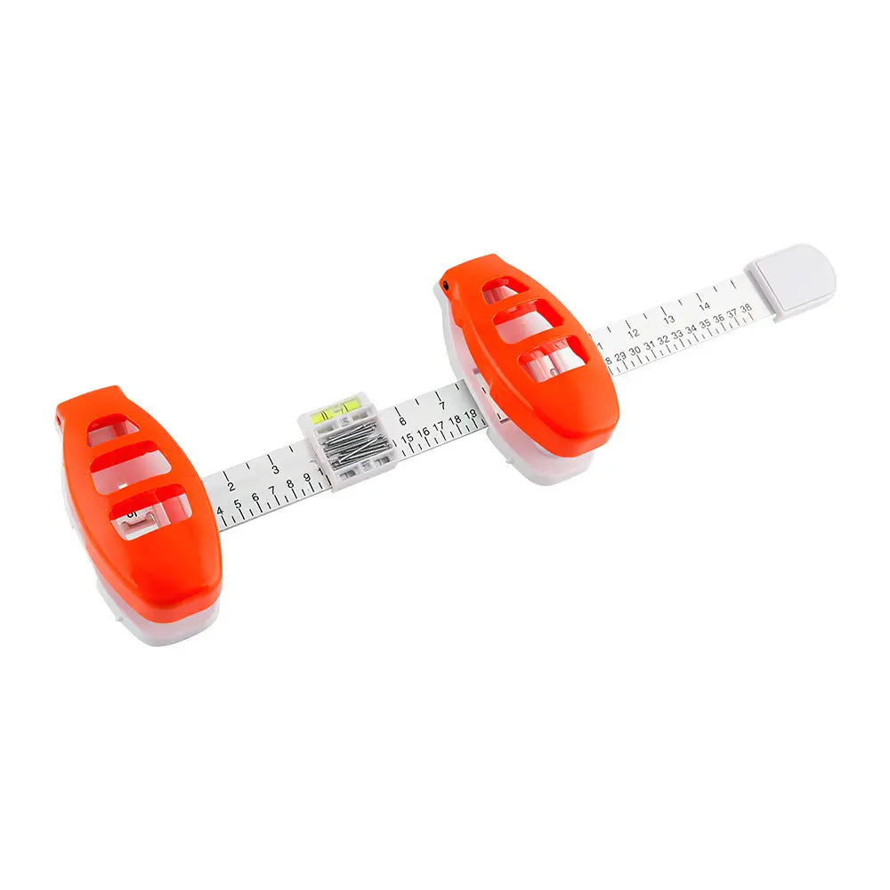 Professional Picture Hanging Tool - Wall Frame Alignment Level & Ruler Kit