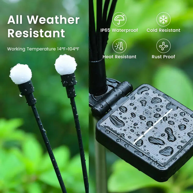 Solar Firefly Garden Lights - Waterproof Swaying Outdoor Yard Lights