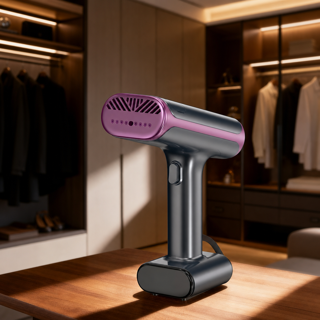 Handheld Garment Steamer - Portable Travel Iron for Clothes & Fabrics