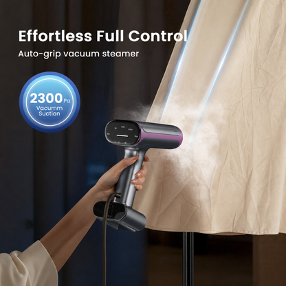 Handheld Garment Steamer - Portable Travel Iron for Clothes & Fabrics
