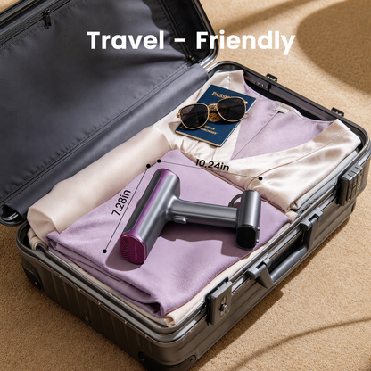 Handheld Garment Steamer - Portable Travel Iron for Clothes & Fabrics