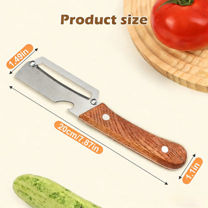 Stainless Steel Vegetable Peeler - Fast Fruit & Potato Skin Remover
