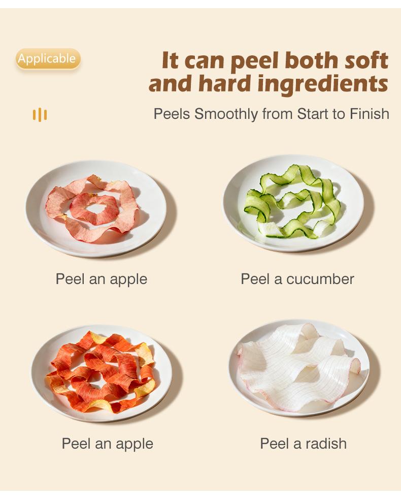 Stainless Steel Vegetable Peeler - Fast Fruit & Potato Skin Remover
