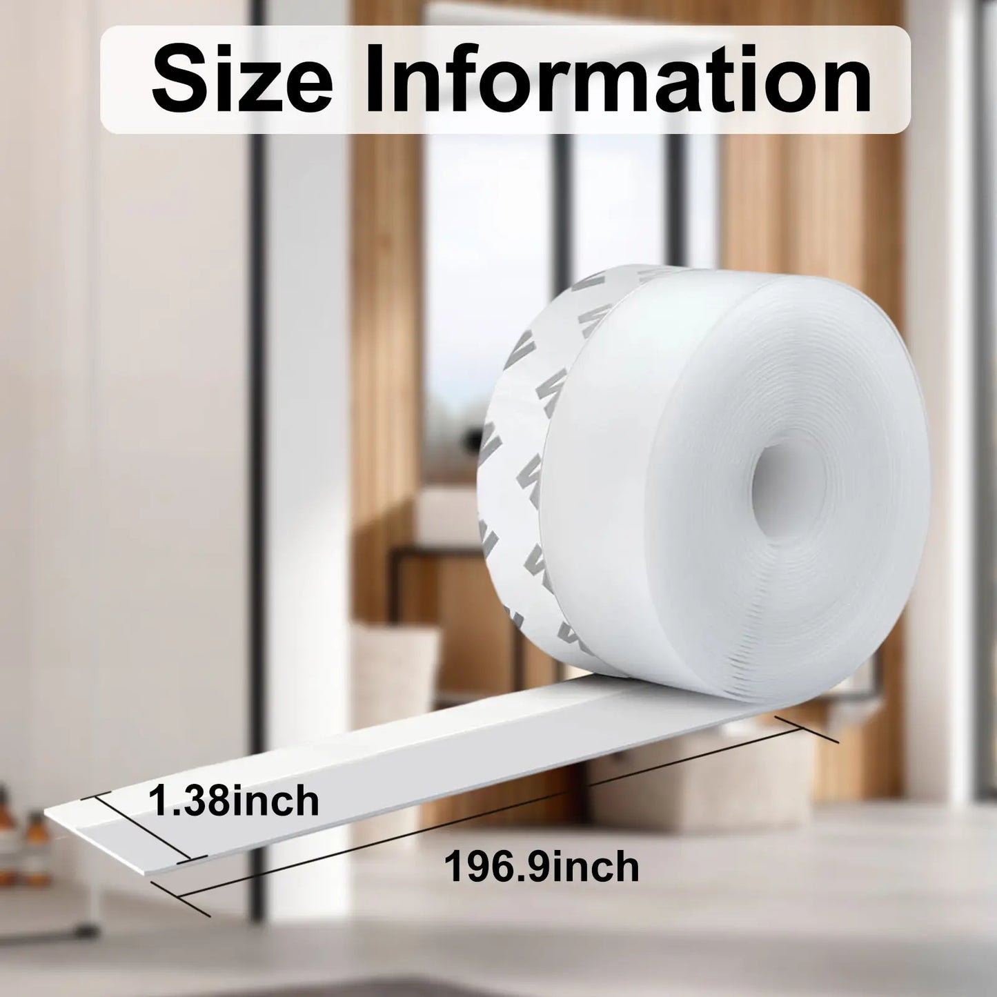 Weather Stripping Tape - Keep Cold AC In And Save On Energy Bills