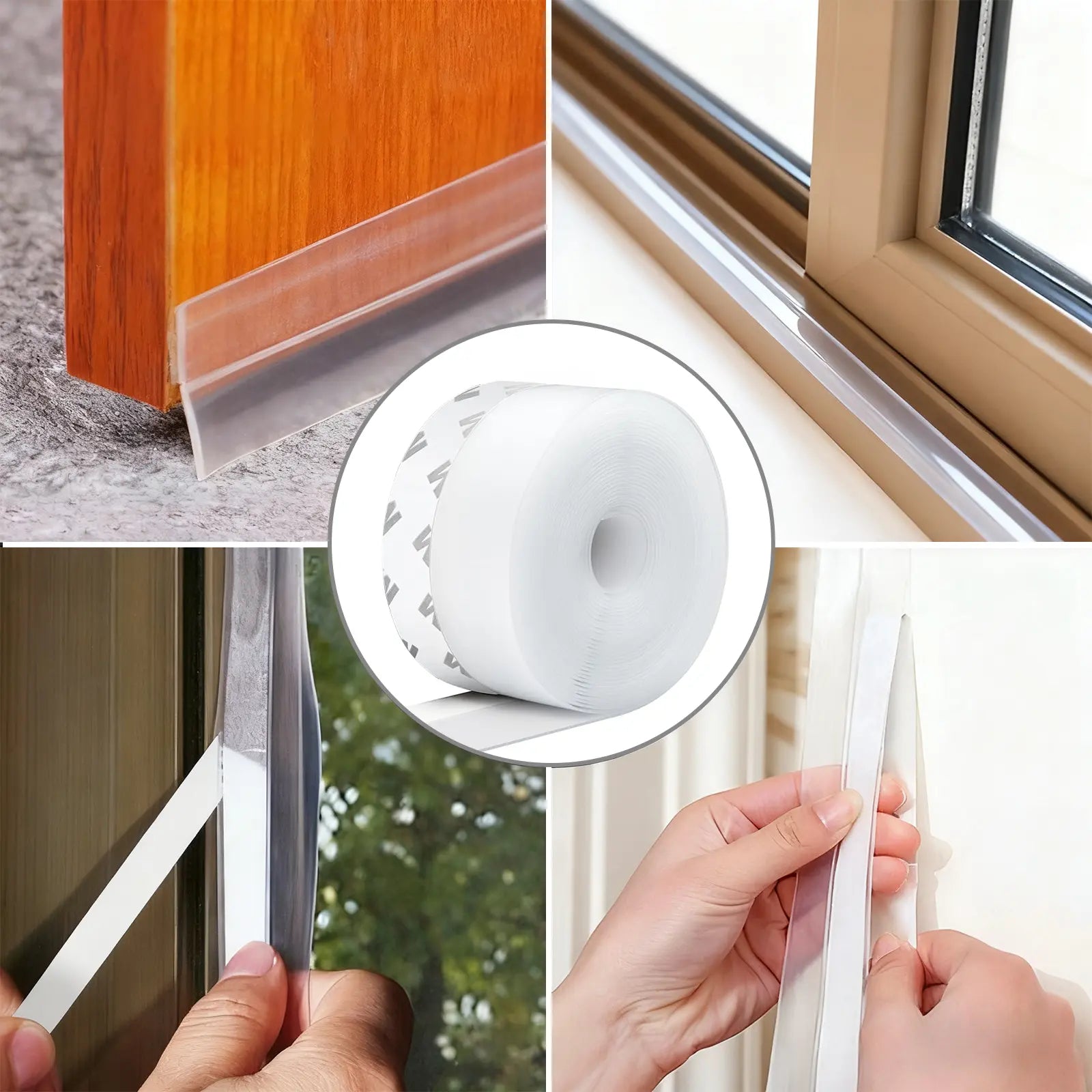 Weather Stripping Tape - Keep Cold AC In And Save On Energy Bills