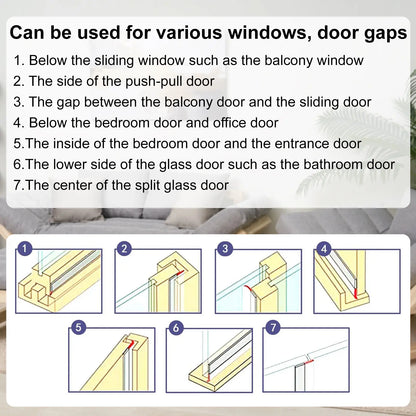 Weather Stripping Tape - Keep Cold AC In And Save On Energy Bills