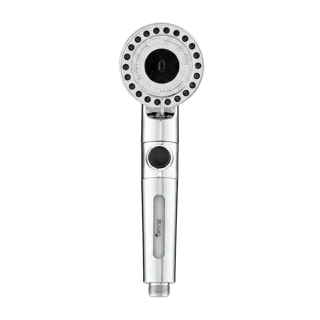 FEELSO High-Pressure Filtered Handheld Shower Head - 4-Setting Spray Set