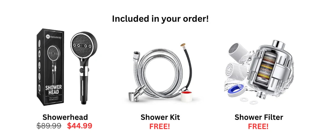 Mossway showerhead bundle offer